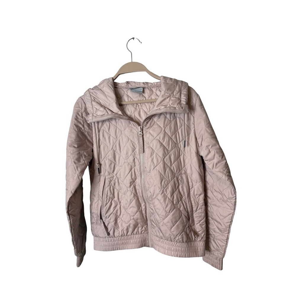 Columbia Size S Womens Pink Full Zip Stand‎ Collar Pocket Insulated Jacket 955